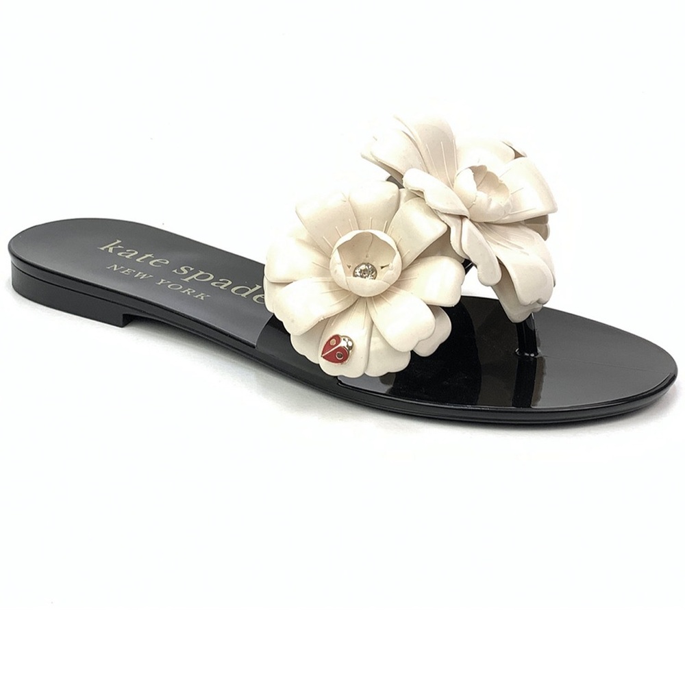 Kate Spade New York Jaylee Flat Slide Sandal (Women's) - Black - Sz 8